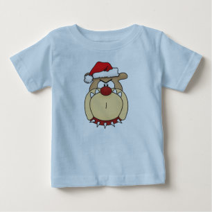Christmas Bulldog Infant Organic / Creeper