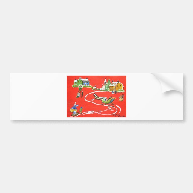 Christmas Bumper Sticker (Front)
