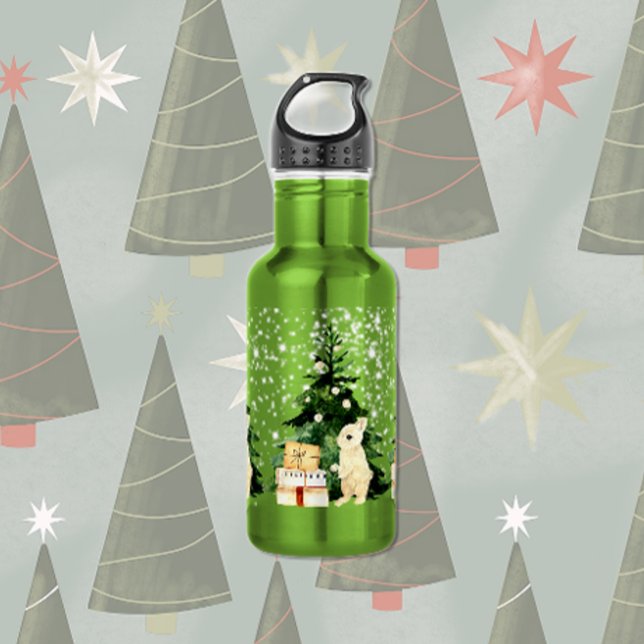 Christmas Bunny 532 Ml Water Bottle (Creator Uploaded)