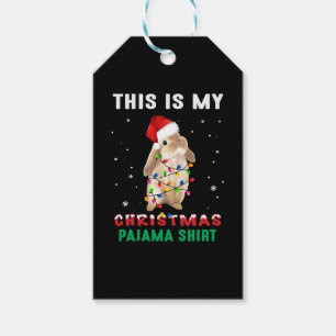 Christmas Bunny Gift Tags
