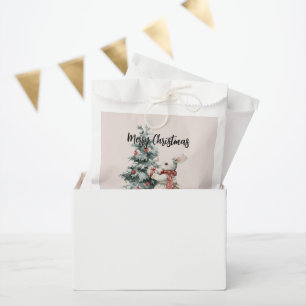 Christmas Bunny Party Favor Box – Holiday Package Favour Bag