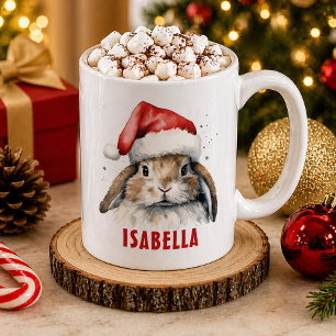 Christmas Bunny Personalised Kids Mug