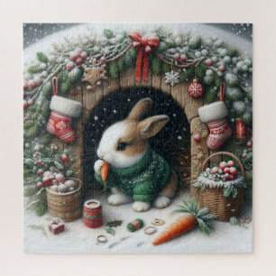 Christmas Bunny Puzzle