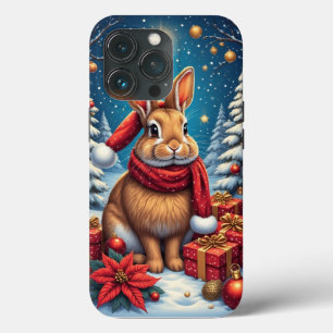 Christmas Bunny Rabbit iPhone / iPad case