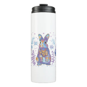 Christmas Bunny  Thermal Tumbler