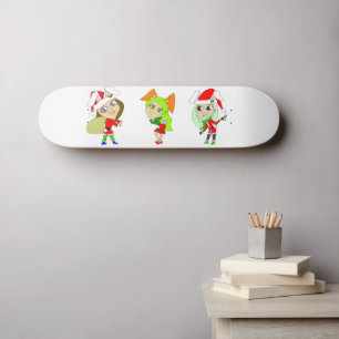 Christmas Bunnygirls Skateboard