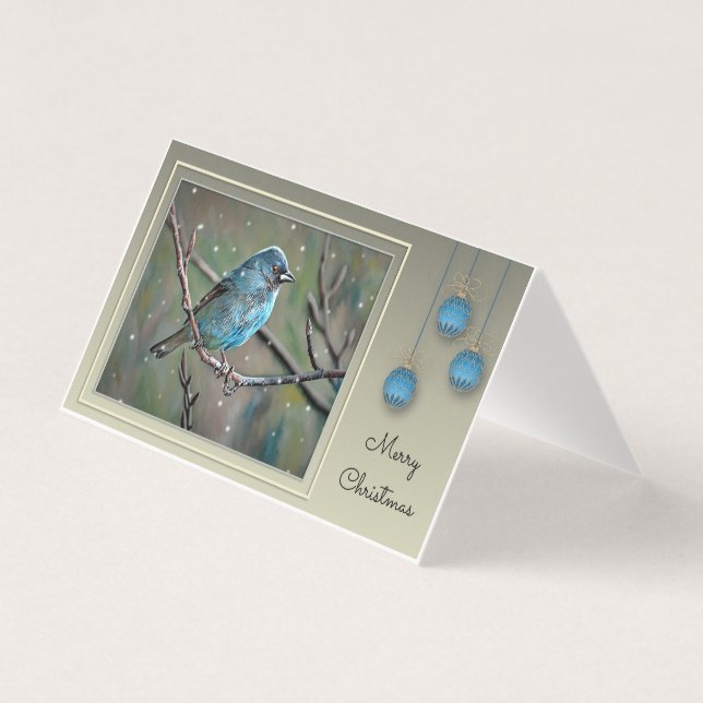 Christmas Bunting - Blue (Front)