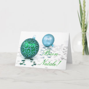 Christmas Buon Natale I Holiday Card