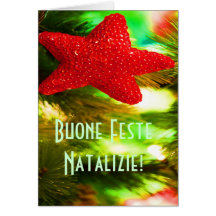 Christmas Buone Feste Natalizie Red Star III