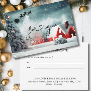 CHRISTMAS BUSINESS CERTIFICATE gift for you