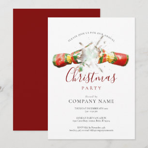Christmas Business Corporate Holiday Party Invitation