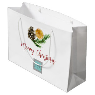 Christmas Business Logo Large Gift Bag