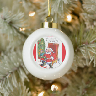 Christmas Business Partners ceramic ball ornament