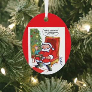 Christmas Business Partners oval metal ornament