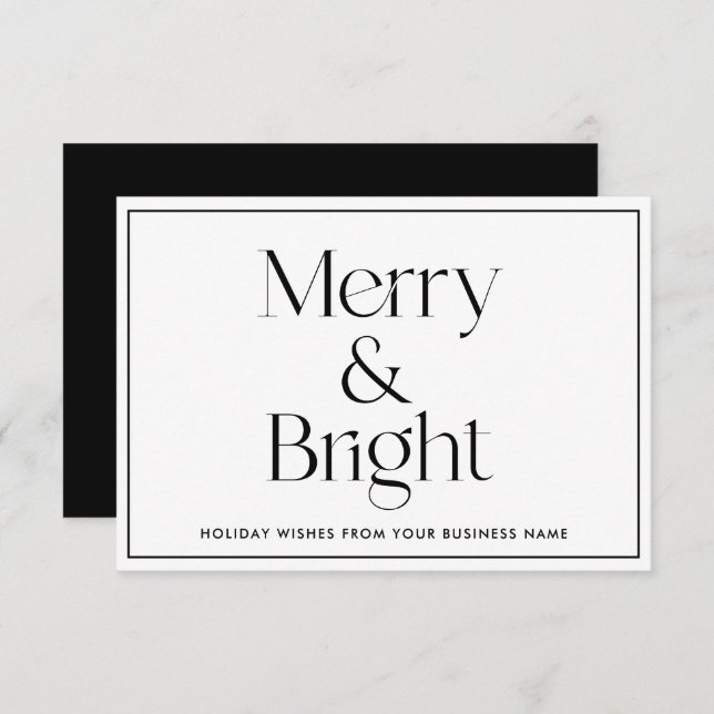 Christmas Business Thank You Card (Front/Back)