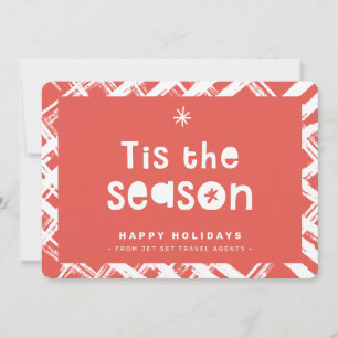 CHRISTMAS BUSINESS THANKS cute tis the season  Invitation