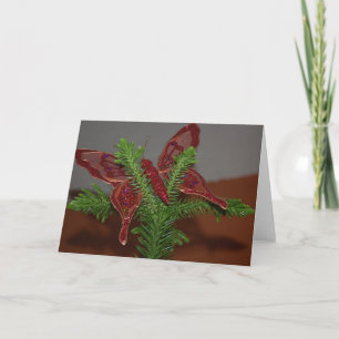 Christmas Butterfly Card