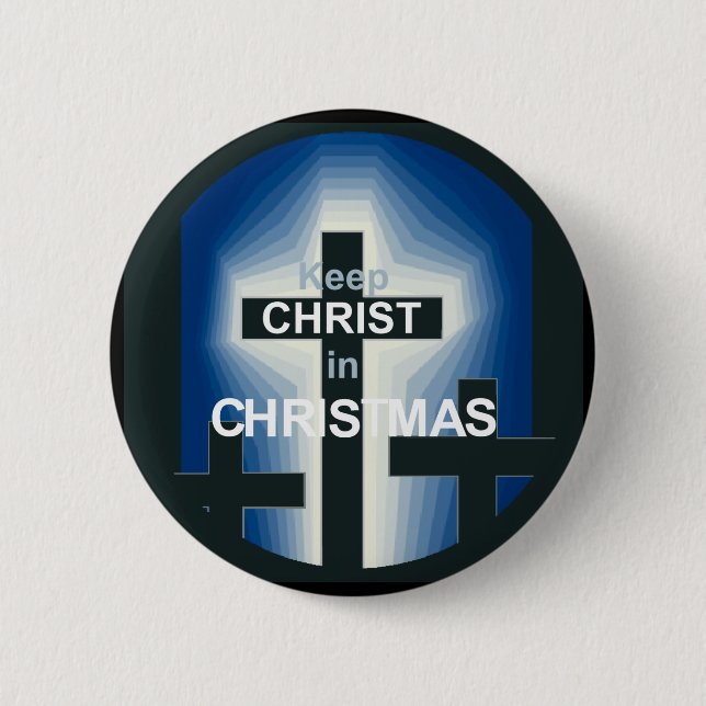 CHRISTMAS Button (Front)