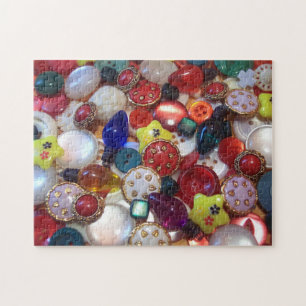 Christmas Button Puzzle