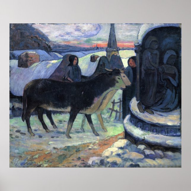 Christmas by Eugène Henri Paul Gauguin Poster (Front)