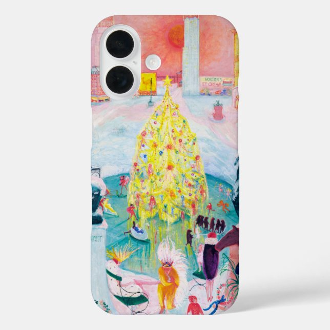 Christmas by Florine Stettheimer Case-Mate iPhone Case (Back)