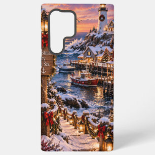 Christmas by the Sea Samsung Galaxy Case