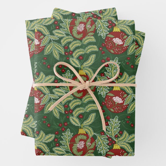 Christmas by William Moris  Wrapping Paper Sheet (In situ)