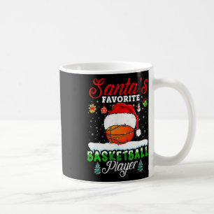 Christmas Bysketbyll Byll Santa Hat Xmas Boys Men Coffee Mug