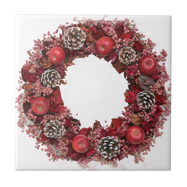 Christmas C Ceramic Tile (Front)