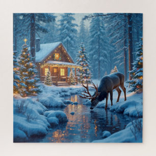 Christmas Cabin Puzzle