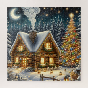Christmas Cabin Puzzle