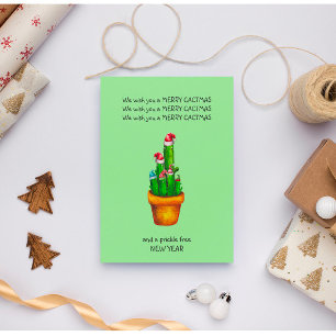 Christmas Cactus Card