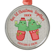 Christmas Cactus Couple First Holiday Succulent