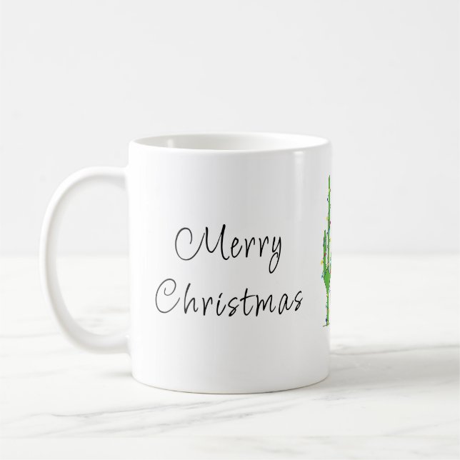 Christmas Cactus Desert Southwest   Coffee Mug (Left)
