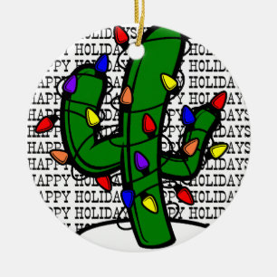 Christmas Cactus Ornament