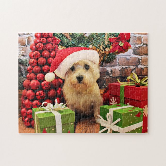Christmas - Cairn Terrier - Roxy Jigsaw Puzzle (Horizontal)