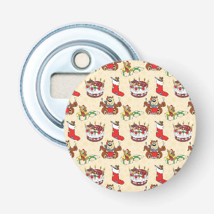christmas cake bottle opener