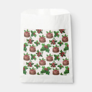 Christmas Cake Favour Bag