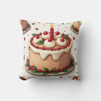  Christmas cake pillow cushion