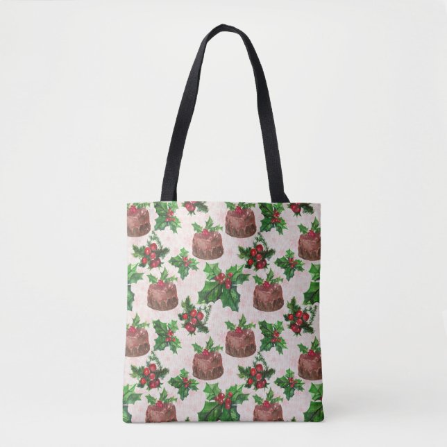 Christmas Cake Tote Bag (Front)