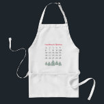 Christmas Calendar Countdown to Christmas Art Standard Apron<br><div class="desc">Enjoy our countdown to Christmas art.</div>
