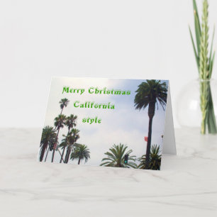 CHRISTMAS, CALIFORNIA STYLE card