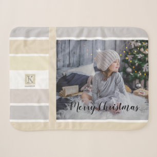 Christmas Calligraphy Winter Colour Palette Photo Sherpa Blanket