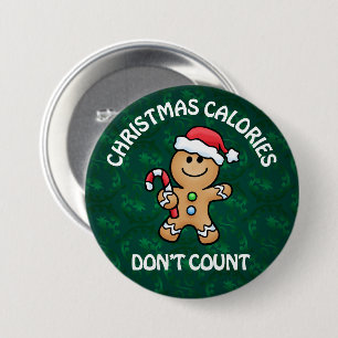 Christmas Calories Button