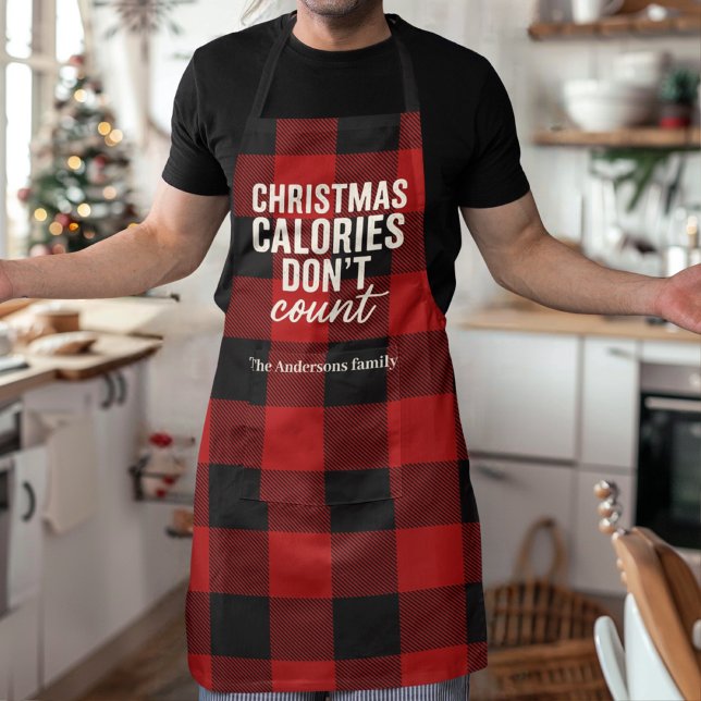 Christmas Calories Don’t Count Apron (Creator Uploaded)