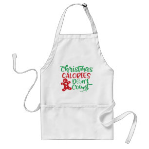 Christmas Calories Don't Count Apron