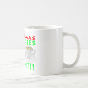Christmas Calories Don't Count Humour Funny Coffee Mug