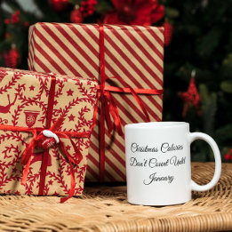 Christmas Calories Don't Count  Until Mug