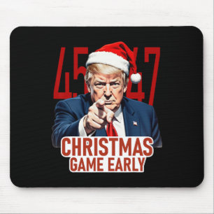 Christmas Came Early Funny Donald Trump Santa Clau Mouse Pad