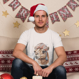 Christmas Camel, customisable T-Shirt
